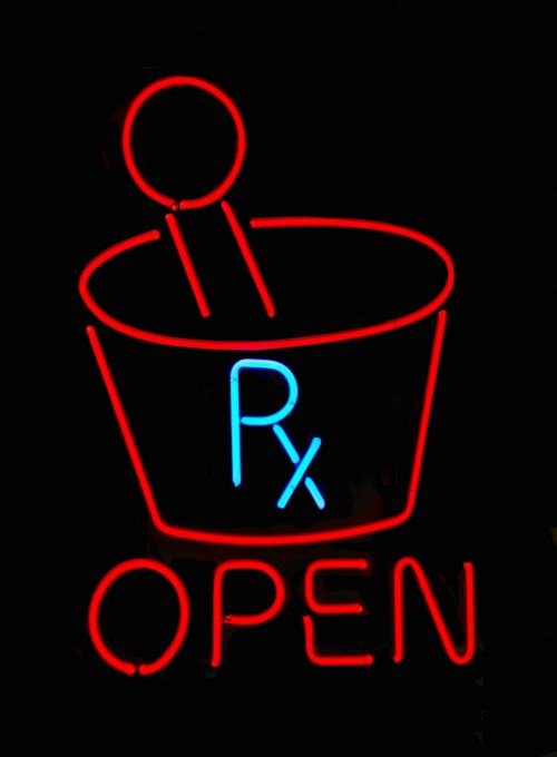 Neon Pharmacy Sign