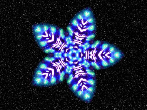 Neon Snowflake