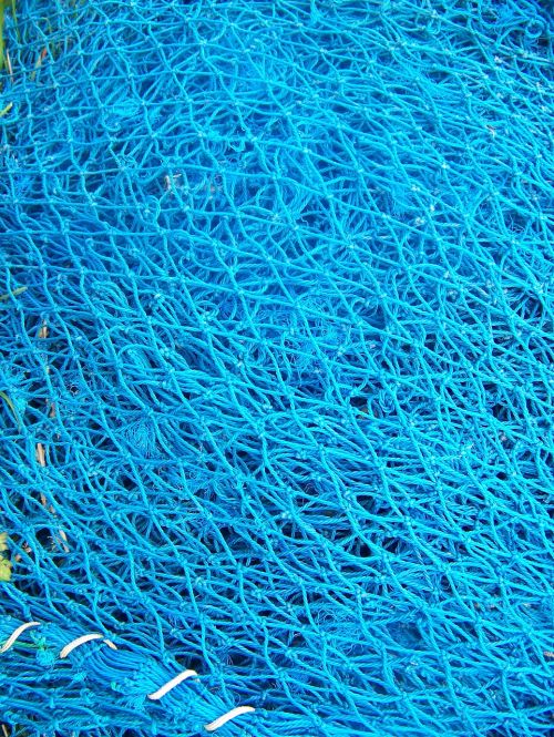 net fishing blue