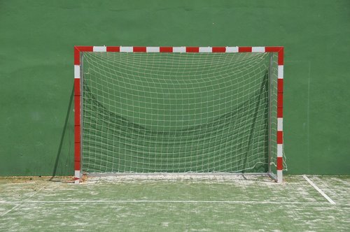 net  soccer  goal posts