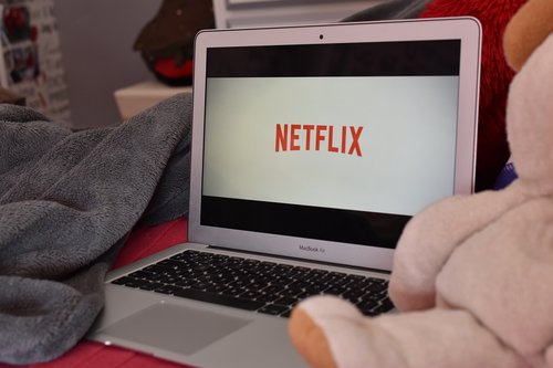 netflix  computer  cushion