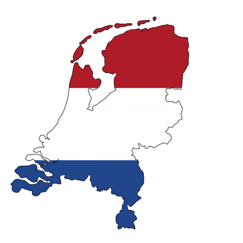 netherlands map land