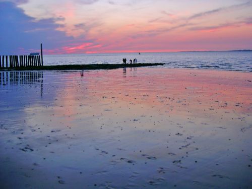 netherlands evening beach