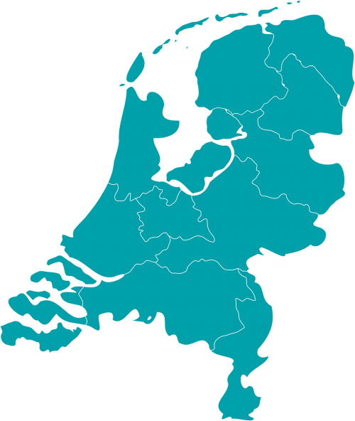 netherlands holland map