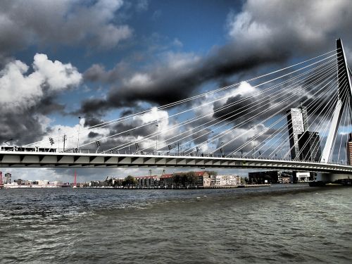 netherlands rotterdam bridge