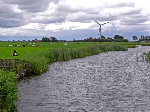 netherlands landscape river