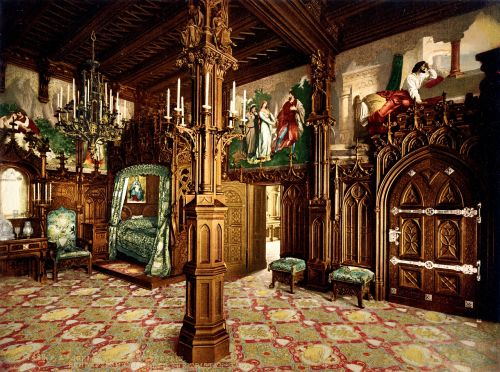 neuschwanstein castle bedroom