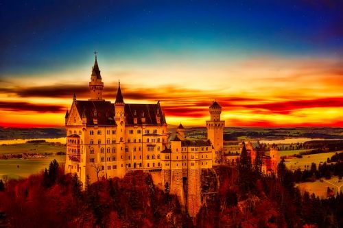 neuschwanstein castle fortress attractions