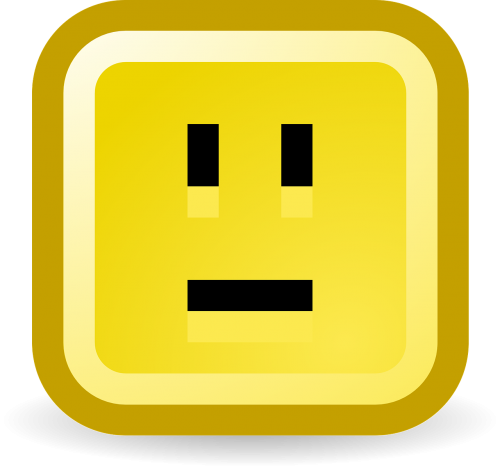 neutral smiley computer