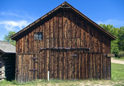 nevada city building  montana  rustic