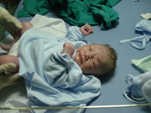 new born hospital baby