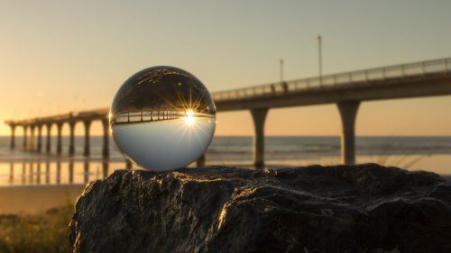 new brighton crystal ball sunrise