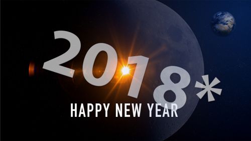 new year greeting 2018