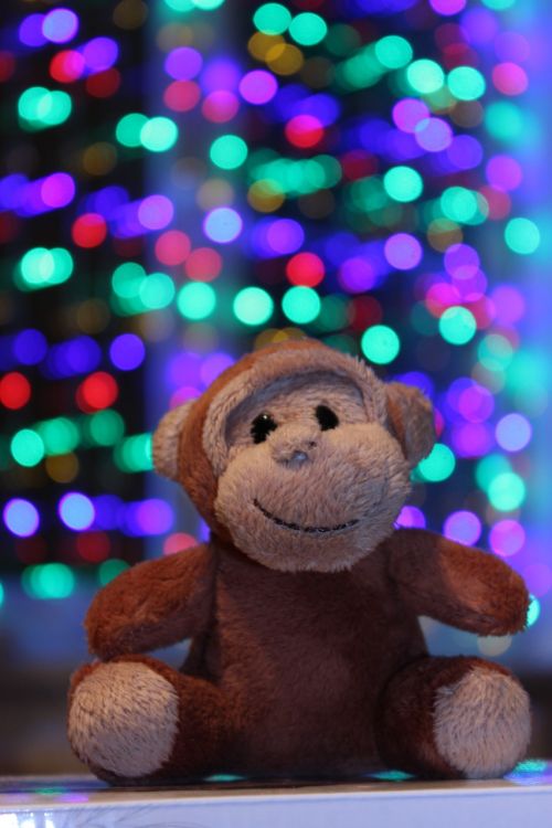 new year's eve toy monkey
