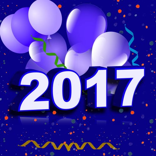 new year's eve 2017 balloons