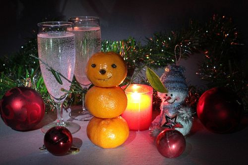 new year's eve snegovichok mandarin