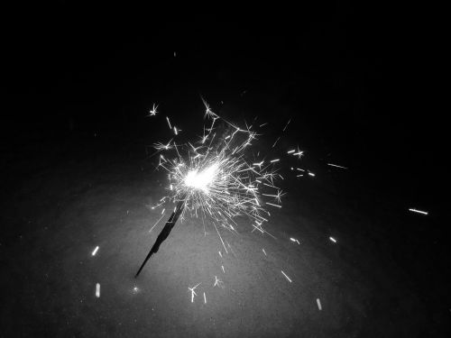 new year's eve sparkler holiday