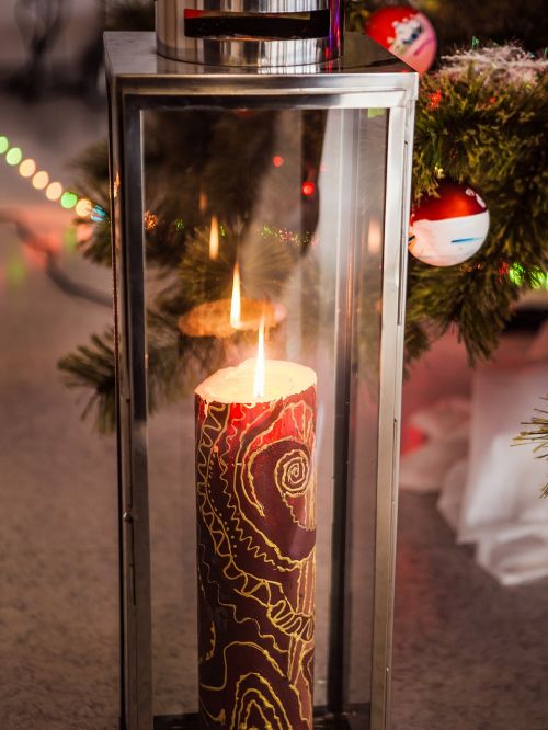 new year's eve candle holiday