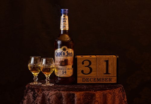 new year's eve  celebrate  rum