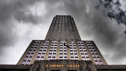 new york empire state building skyscraper