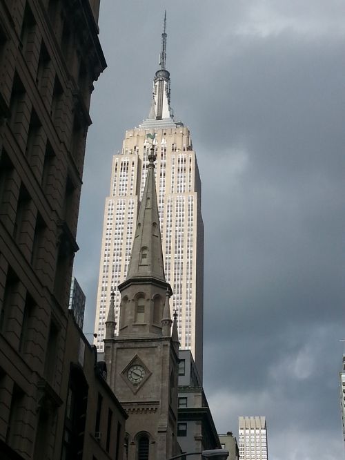 new york buildings sky