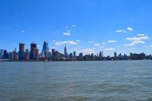 new york hudson river skyline
