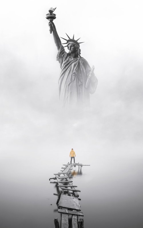 new york  statue of liberty  usa