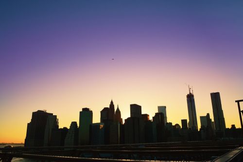 new york sunset city