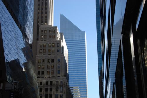 new york skyscraper glass