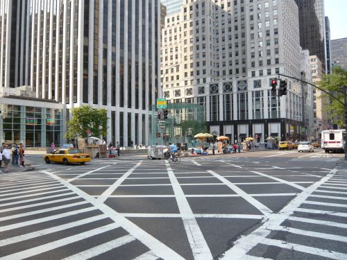 new york zebra crossing road