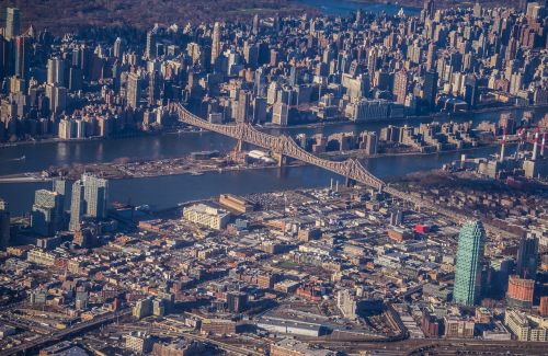 new york city aerial photography bridge