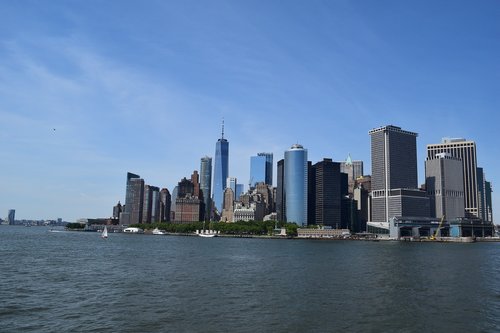 new york city  skyline  new york