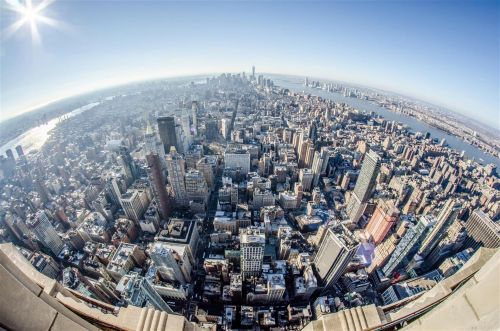 New York City Skyline View