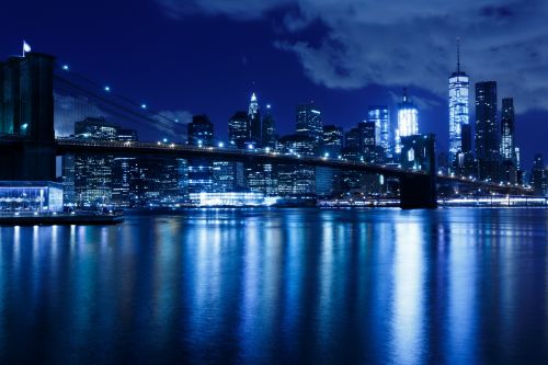 New York Night Skyline