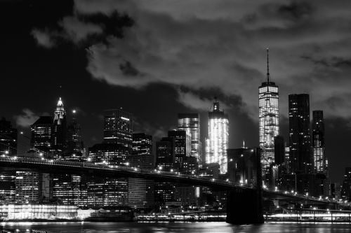 New York Night Skyline