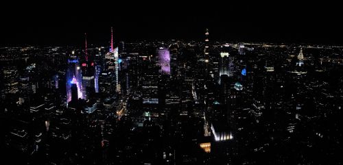 New York Skyline At Night