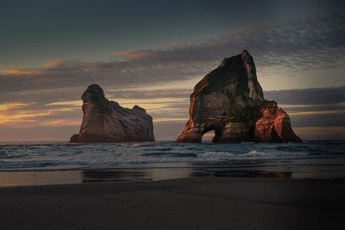 new zealand  beach  west