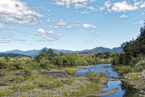 new zealand  motueka valley  motueka river