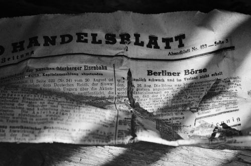 newspaper daily newspaper handelsblatt