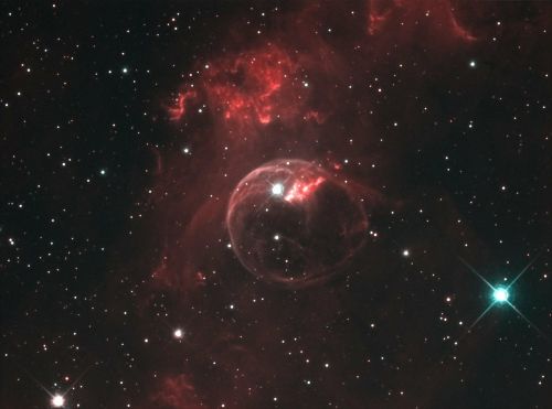 ngc 7635 bubble nebula emission nebula