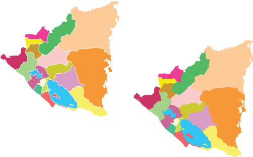 nicaragua managua map