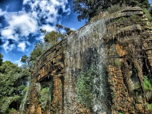 nice france waterfall