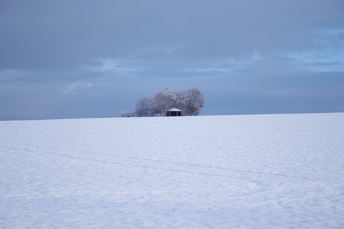 nieve  casa  snow