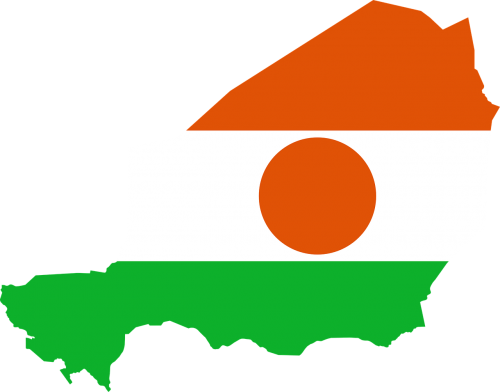 niger flag map