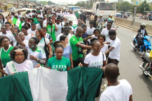 nigeria green walk independence