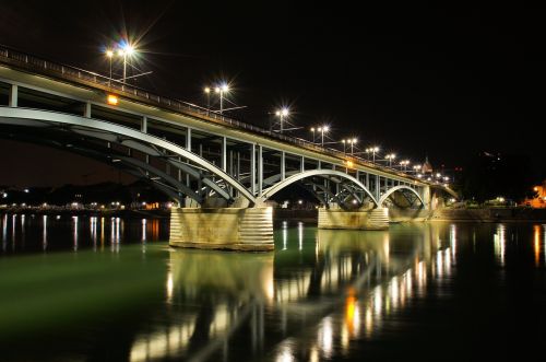 night bridge river