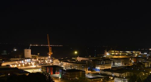 night city commercial port