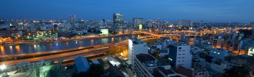 night vietnam city night