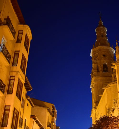 night church tower