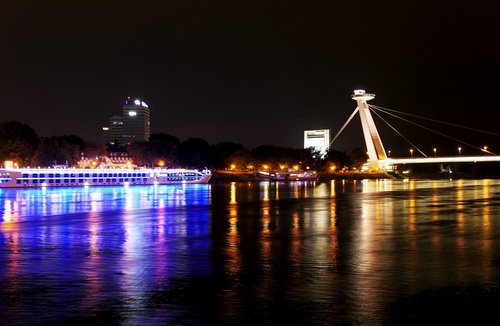 night  bratislava  ship